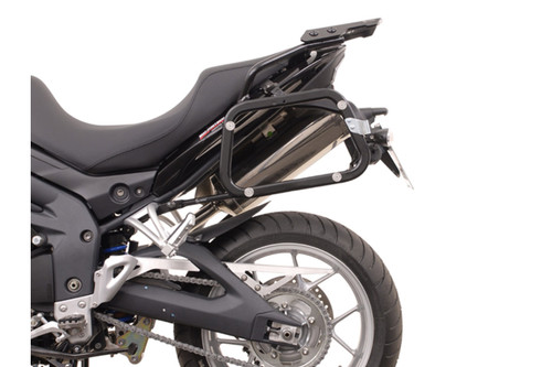 EVO side carriers Black. Triumph Tiger 1050 (06-12).