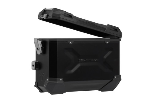 TRAX ADV aluminium case system Black. 45/37L. Tiger 1200 Rally Pro/GT/GT Pro.