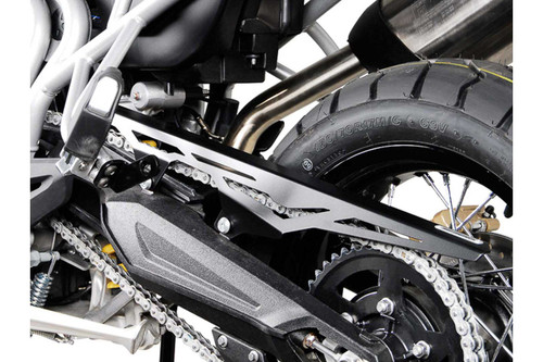 Chain guard Black. Triumph Tiger 800 models (10-).