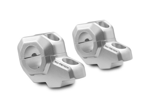 Bar back for Ø 28 mm handlebar H=30 mm. Back 22 mm. Silver. Bar back for Ø 28 mm handlebar H=30 mm. Back 22 mm. Silver.