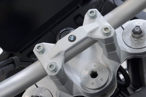Bar riser H=30 mm. Silver. BMW F 850 GS/Adv, F 900 GS.