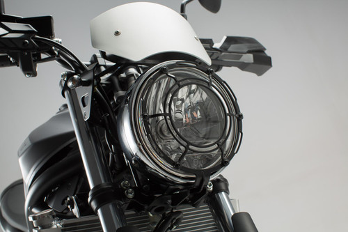 Headlight guard Grille. Black. Suzuki SV650 (15-).