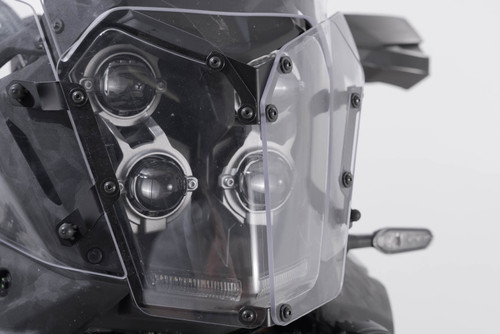 Headlight guard Bracket with shield. Ténéré 700 World Raid/Rally.