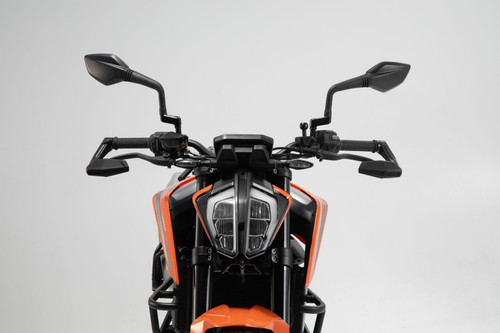 Lever guards with wind protection Black. KTM 790/890/990 Duke, 1290 Super Duke R.
