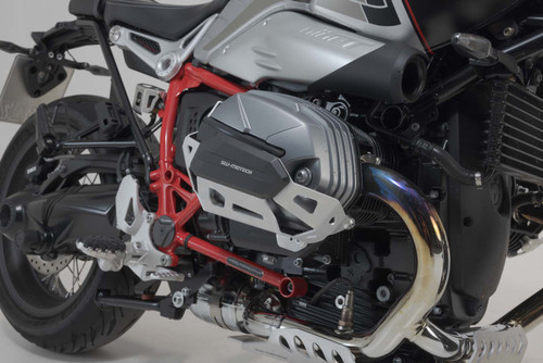 Cylinder guards Silver. BMW R nineT/ Pure/ Scra., R12/ R12 nineT.