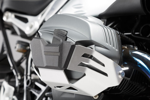 Cylinder guard Silver. BMW R1200 R / GS / Adv, R nineT.