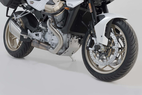 Engine guard Silver. Moto Guzzi V100 Mandello/S. Engine guard Silver. Moto Guzzi V100 Mandello/S.