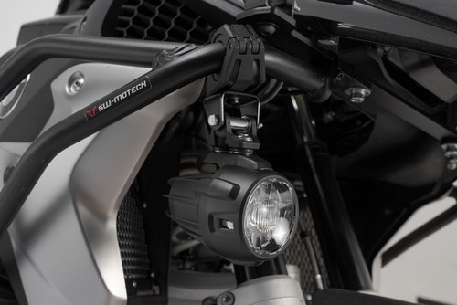 Adapter for SW-MOTECH light-mount Black. For original BMW fog lights.