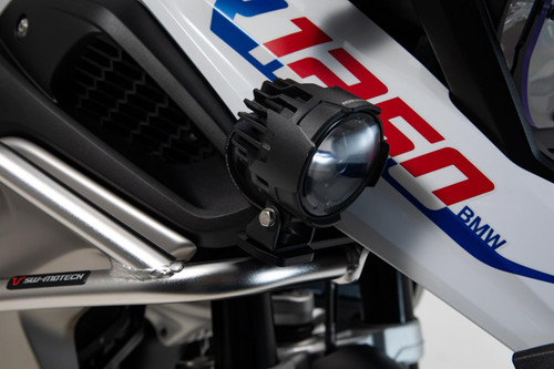 EVO fog light kit Black. BMW R 1200 GS (12-18), R 1250 GS (18-).