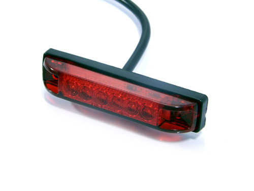 4" / 100mm Flush Mount Motorbike LED Stop / Tail Light for Streetfighters, Cafe Racers, Scramblers and Brat Bikes