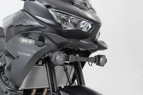 EVO fog light kit Black. Kawasaki Versys 650 (21-).