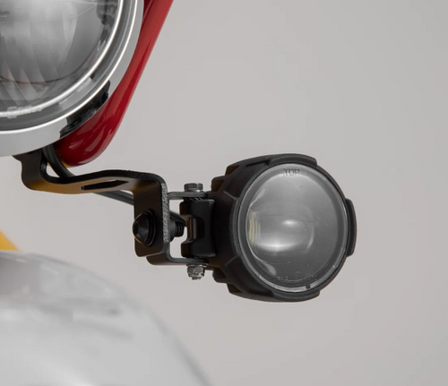 Light mounts Black. Moto Guzzi V85 TT (19-23).