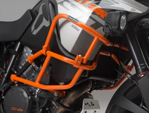 Upper crash bar for orig. KTM crash bar Orange. KTM 1050 (14-)/ 1190 Adventure/ R (13-).