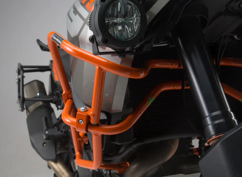 Upper crash bar for orig. KTM crash bar Orange. KTM 1050 (14-)/ 1190 Adventure/ R (13-).