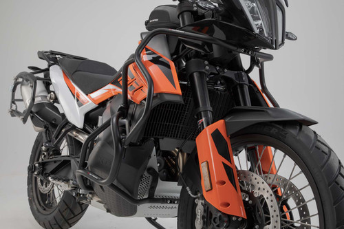 Upper crash bar Black. KTM 790 Adv/R (19-21), 890 Adv/R (20-22).