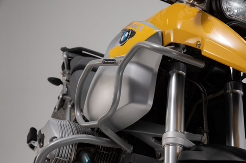 Upper crash bar Black. BMW R1200 GS (04-07). Only with crash bar.