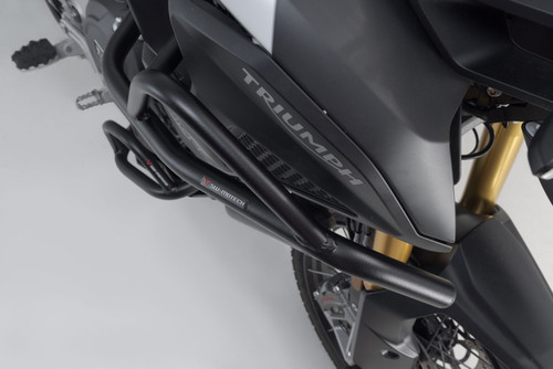 Upper crash bar Black. Triumph Tiger 1200 models (22-).