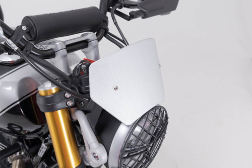 Windscreen Silver. Triumph Scrambler 400 X (23-).