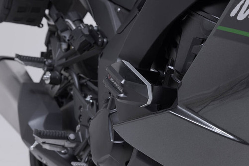 Frame slider kit Black. Kawasaki Ninja 1000SX, 1100 SX/SE.