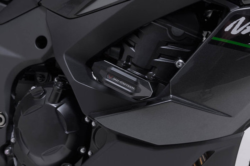 Frame slider kit Black. Kawasaki Ninja 1000SX, 1100 SX/SE.
