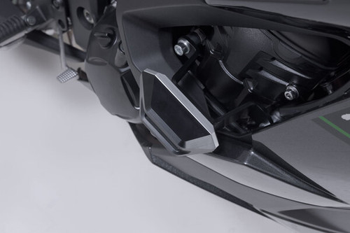 Frame slider kit Black. Kawasaki Ninja 1000SX, 1100 SX/SE.