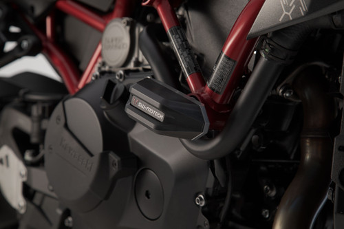 Frame slider kit Black. Kawasaki Z H2 (19-).