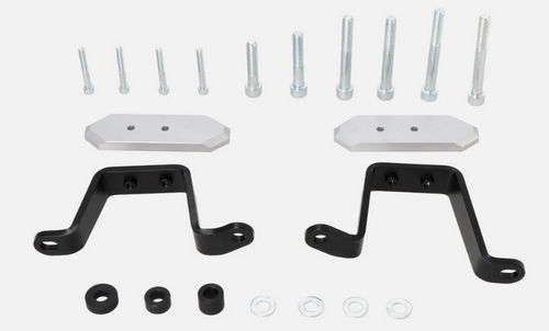 Mounting kit for frame slider Black. Kawasaki Ninja 1000SX, 1100 SX/SE.