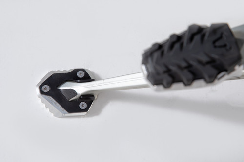 Extension for side stand foot Black/Silver. Triumph Tiger 800 XC / XR (17-).