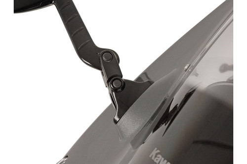 Mirror extension Hinge I. Black. Kawasaki models.