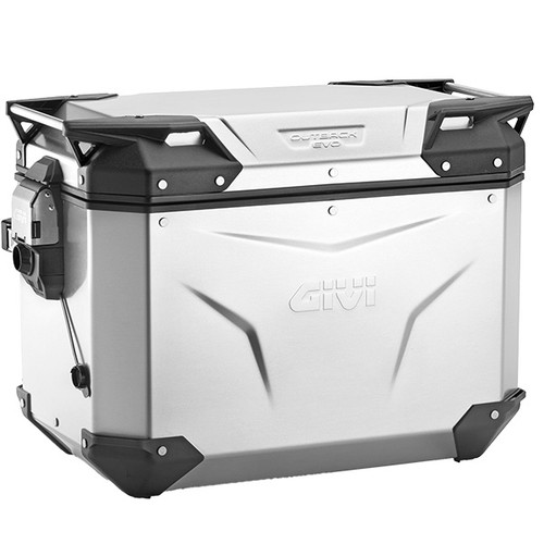 Givi OBKEV48AA Trekker Outback Evo Pannier - Anodised Aluminium 48 Litre
