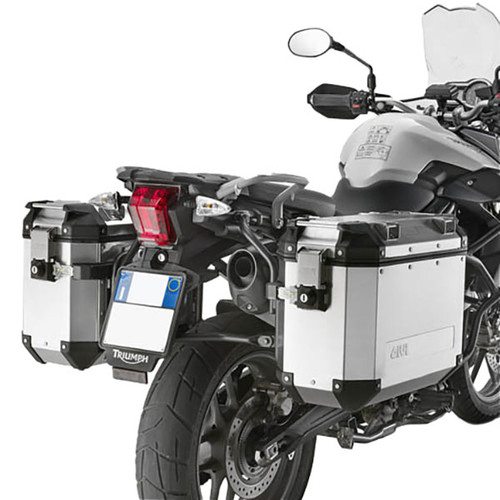 Givi PL6401CAM Tubular Monokey Cam-Side Pannier Holders - Triumph Tiger 800 / XC 11-17