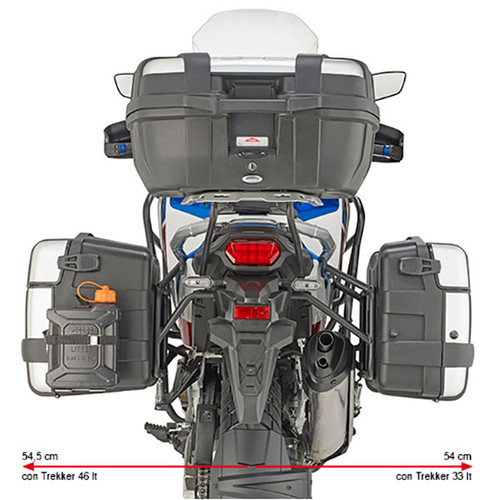 Givi PLO1178MK One-Fit Monokey Pannier Holders - Honda Africa Twin CRF1100L (20-21) Givi PLO1178MK One-Fit Monokey Pannier Holders - Honda Africa Twin CRF1100L (20-21)