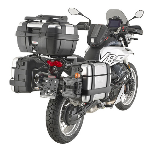 Givi PLO8209MK One-Fit Monokey Pannier Holders - Moto Guzzi V85TT (24)