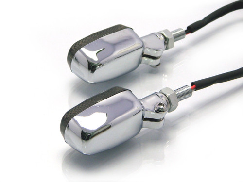 Custom Chrome Aluminium Integrated Indicators for Motorcycle Motorbike Trike