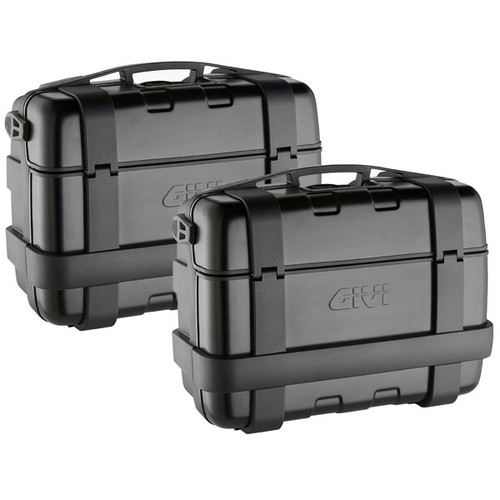 Givi TRK46BPACK2 Trekker Black Monokey Panniers (Pair) - 92 Litre Total Capacity