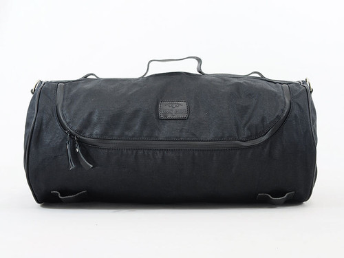 Black 32.5L Waxed Canvas Roll Bag By Longride CUS141WBLA Black 32.5L Waxed Canvas Roll Bag By Longride CUS141WBLA