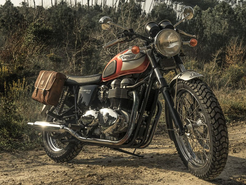 Brown 12.5L Waxed Canvas Quick Release Saddlebag By Longride HQR131WBRO