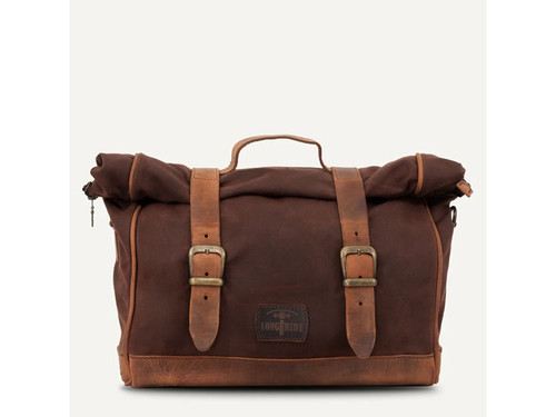 Brown 9.5L Waxed Canvas Quick Release Saddlebag By Longride HQR133WBRO Brown 9.5L Waxed Canvas Quick Release Saddlebag By Longride HQR133WBRO