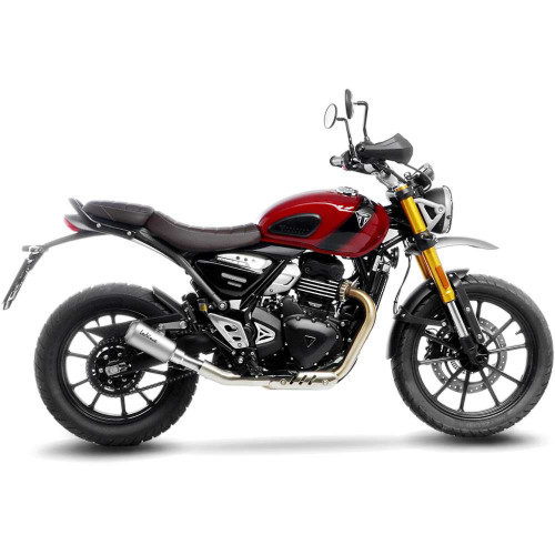 LV-10 Slip-On Muffler - 15268U - TRIUMPH SCRAMBLER 400 X