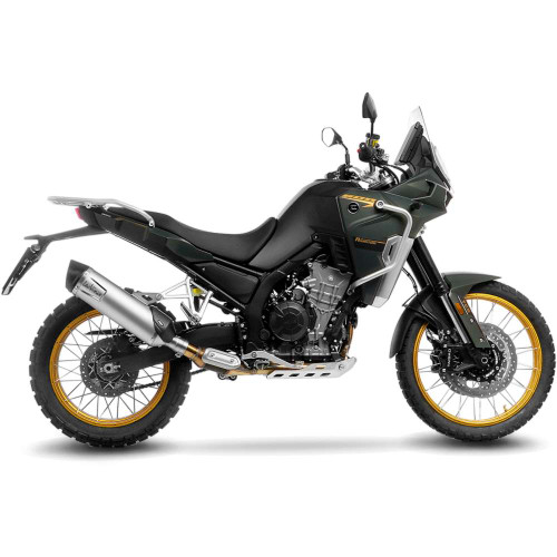 LV One Evo Stainless Steel Slip-On Muffler - 14451E - KOVE 800X PRO / ADV / RALLY