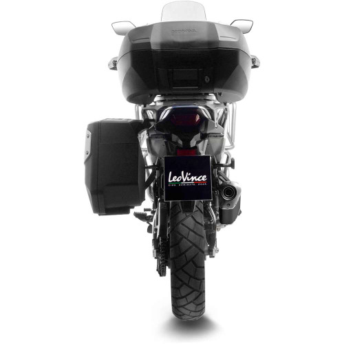 LV-14 Black Edition Slip-On Muffler - 15601B - HONDA XL 750 TRANSALP URBAN / EASY TRAVEL / TRAVEL EDITION