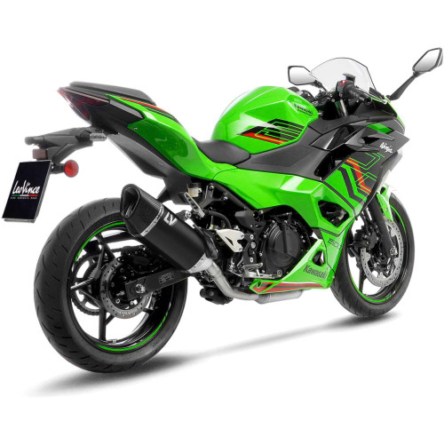 LV-14R Black Edition Slip-On Muffler - 15607B - KAWASAKI NINJA 500 / SE