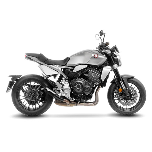 LV Corsa S Full Black Slip-On Muffler - 15410SFB - HONDA CB 1000 R Neo Sports Café