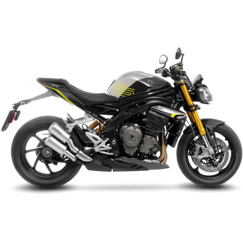LV-10 Stainless Steel Slip-On Muffler - 15271 - TRIUMPH SPEED TRIPLE 1200 RR / RS / RX
