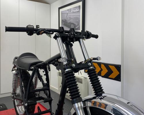 Carbon Look LED Indicators - Long Stem with Amber Tips