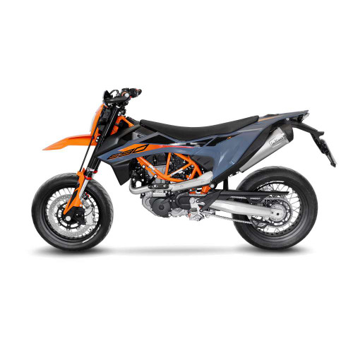 LV One Evo Stainless Steel Full-System Exhaust - 14364EK - KTM 690 SMC R