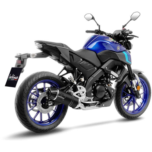 LV One Evo Black Edition Full-System Exhaust - 14456EBU - YAMAHA MT-125