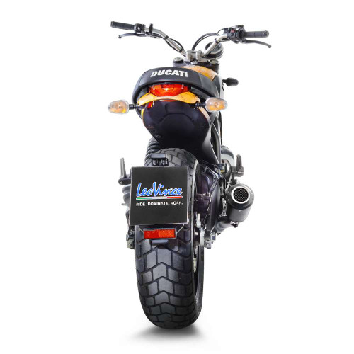LV-10 Black Edition Slip-On Muffler - 15206BU - DUCATI SCRAMBLER 800 ICON / CLASSIC