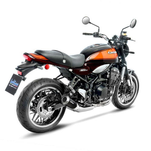 Leo Vince LV-10 Black Edition Slip-On Muffler - 15216B - KAWASAKI Z 900 RS / CAFE