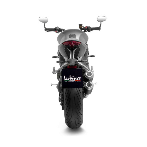 LV-10 Slip-On Muffler - 15247B - TRIUMPH SPEED TRIPLE 1200 RR / RS